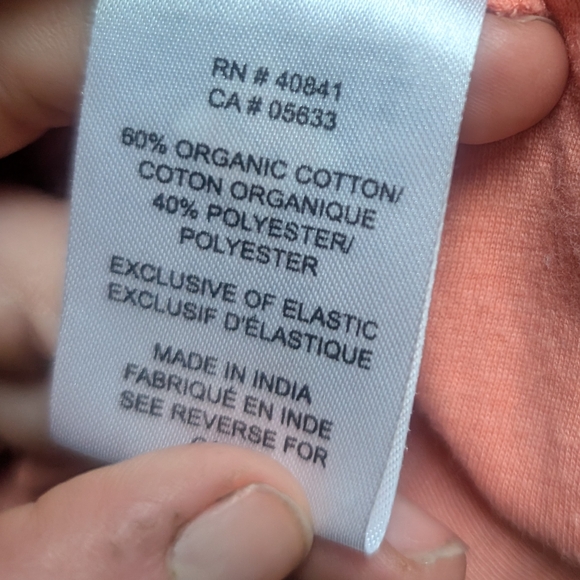 Aventura Peach Organic Cotton Poly Cardigan - Picture 7 of 10